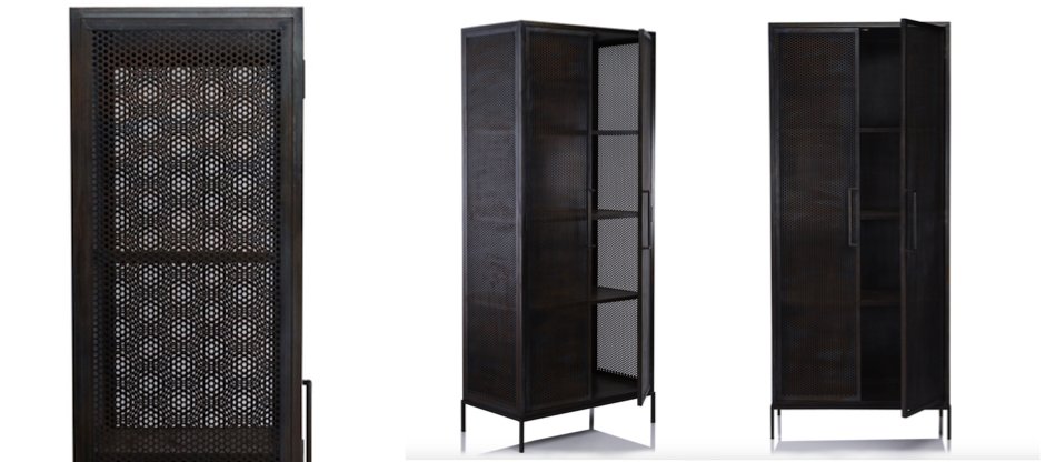 Шкаф Industrial Loft Dark Metal Tali Cabinet Шкаф Industrial Loft Dark Metal Tali Cabinet - Loft-Concept в Волгограде