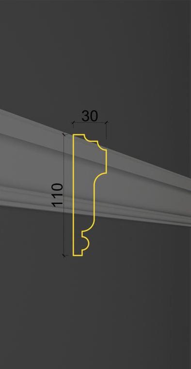 Гладкий молдинг MT-18 в Волгограде