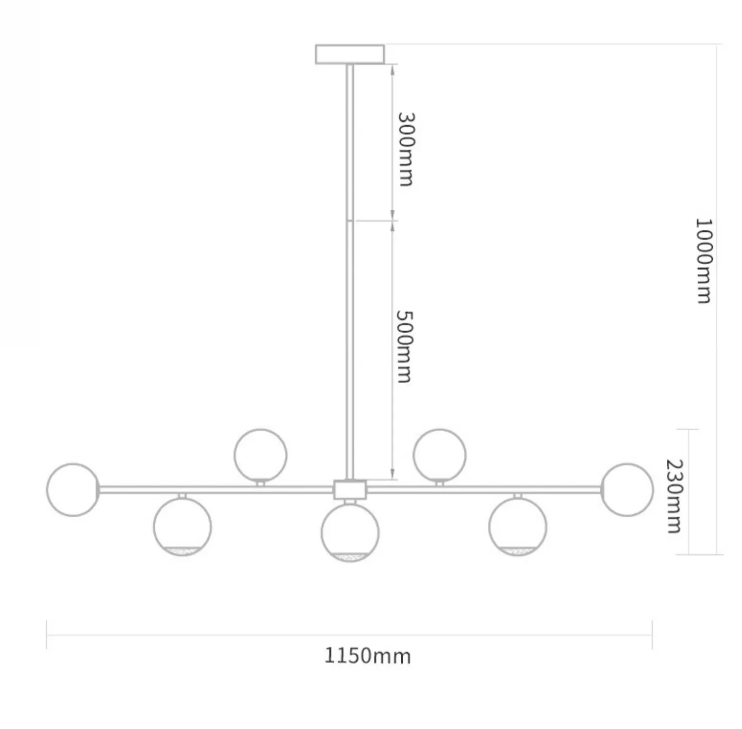 Линейная люстра Theo Metal Wooden Linear Chandelier Линейная люстра Theo Metal Wooden Linear Chandelier в Волгограде