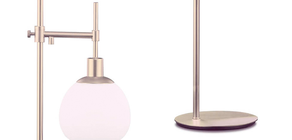 Настольная лампа Tiepolo Ball Table lamp nickel Настольная лампа Tiepolo Ball Table lamp nickel - Loft-Concept в Волгограде