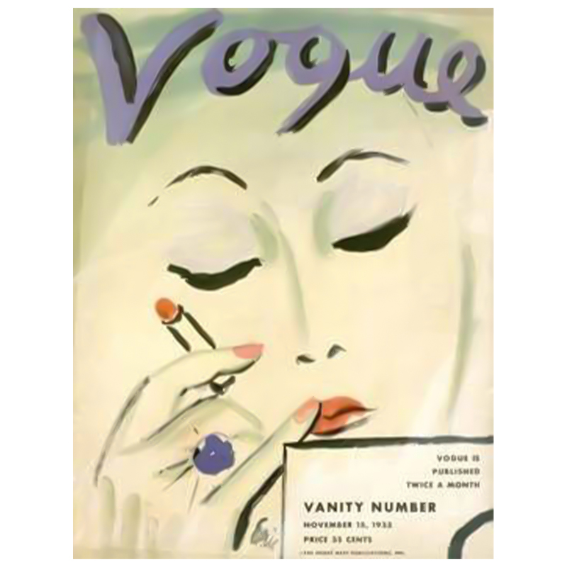Постер Vogue Cover 1933 November Постер Vogue Cover 1933 November в Волгограде | Loft Concept