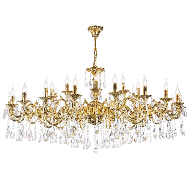 Люстра Stephanie Chandelier 154 Золотой Люстра Stephanie Chandelier 154 Золотой в Волгограде | Loft Concept