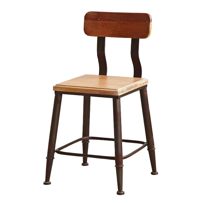 Cтул Loft Wooden mini Белый дуб Коричневый Cтул Loft Wooden mini Белый дуб Коричневый в Волгограде | Loft Concept