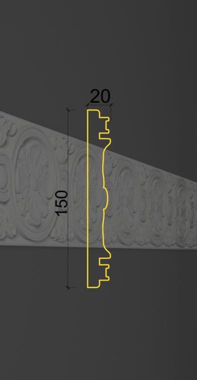 Молдинг с орнаментом MO-22 в Волгограде