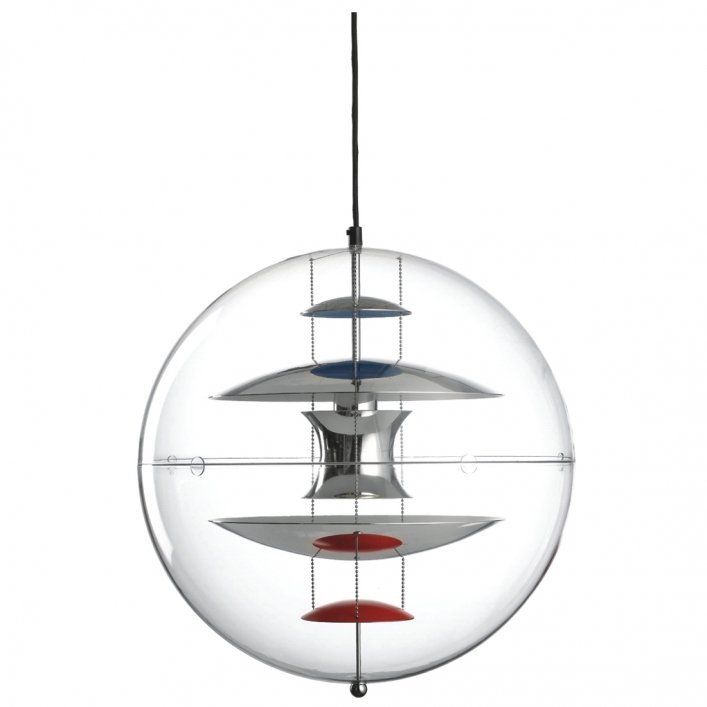 Люстра Verner Panton Vp Globe Прозрачный Люстра Verner Panton Vp Globe Прозрачный в Волгограде | Loft Concept