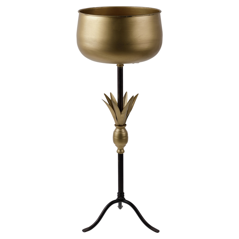 Ваза Leaves Vase Черный Золотой Ваза Leaves Vase Черный Золотой в Волгограде | Loft Concept