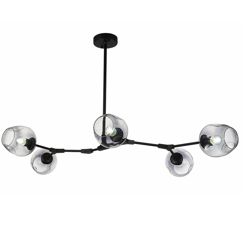 Люстра Branching Bubble Chandelier 5 black Черный Дымчатый (Smoke) Люстра Branching Bubble Chandelier 5 black Черный Дымчатый (Smoke) в Волгограде | Loft Concept