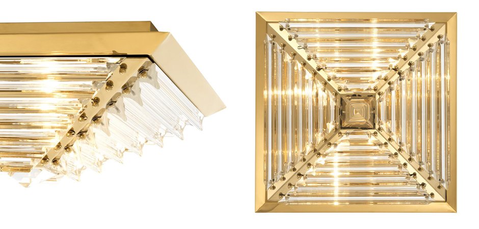 Потолочный светильник Eichholtz Ceiling Lamp Eden Gold Потолочный светильник Eichholtz Ceiling Lamp Eden Gold - Loft-Concept в Волгограде