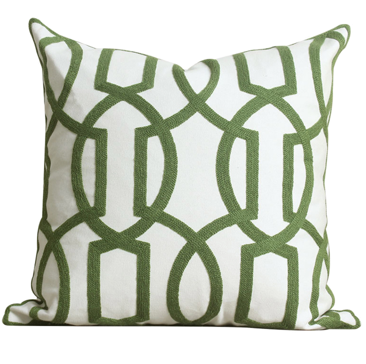 Декоративная подушка Green Ornament #2 Декоративная подушка Green Ornament #2 в Волгограде | Loft Concept