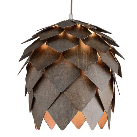 Подвесной светильник Crimea Pine Cone Brown Коричневый Подвесной светильник Crimea Pine Cone Brown Коричневый в Волгограде | Loft Concept