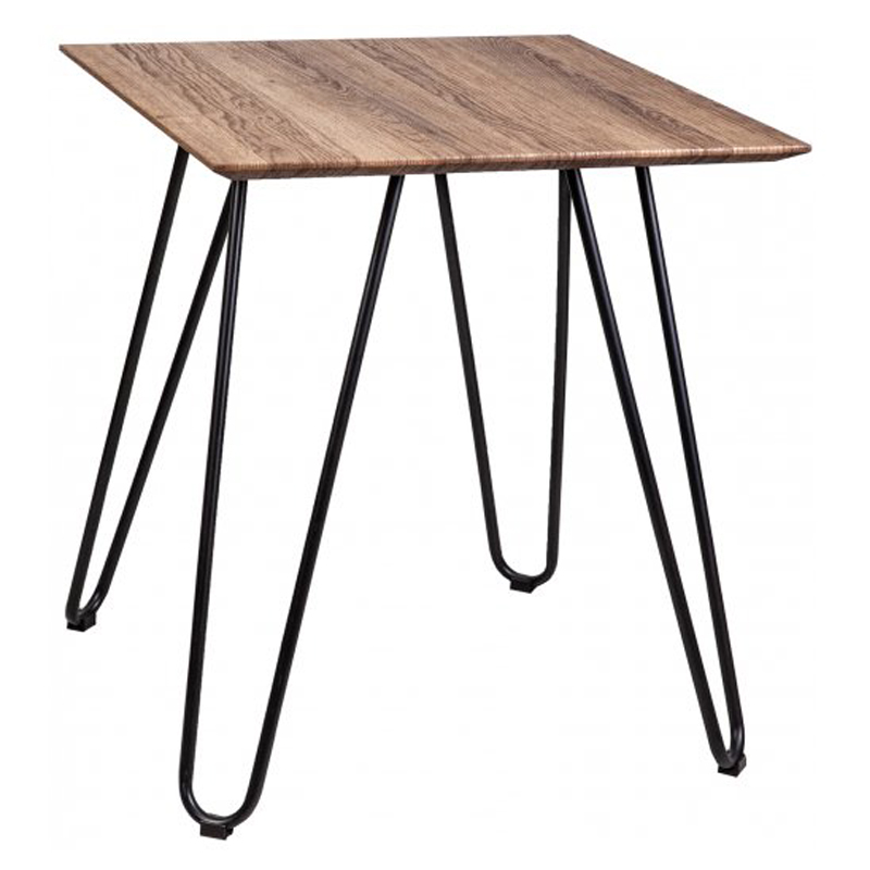 Приставной стол Matron Table square Черный Дуб темный Приставной стол Matron Table square Черный Дуб темный в Волгограде | Loft Concept