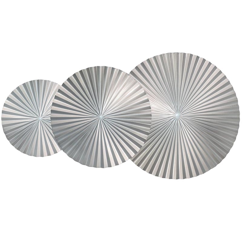Арт-объект Apollo Silver Wall Plaque Disc 3 Серебряный Арт-объект Apollo Silver Wall Plaque Disc 3 Серебряный в Волгограде | Loft Concept