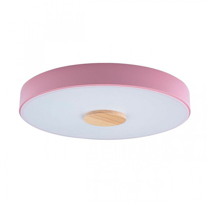 Потолочный светильник Wooden Wheels Pink диаметр 40 Белый Розовый пастельный Древесина Потолочный светильник Wooden Wheels Pink диаметр 40 Белый Розовый пастельный Древесина в Волгограде | Loft Concept