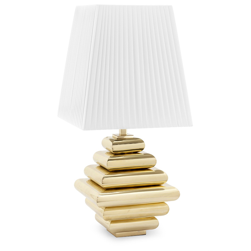 Настольная лампа TABLE LAMP DOB STAIR Белый Глянцевое золото Настольная лампа TABLE LAMP DOB STAIR Белый Глянцевое золото в Волгограде | Loft Concept
