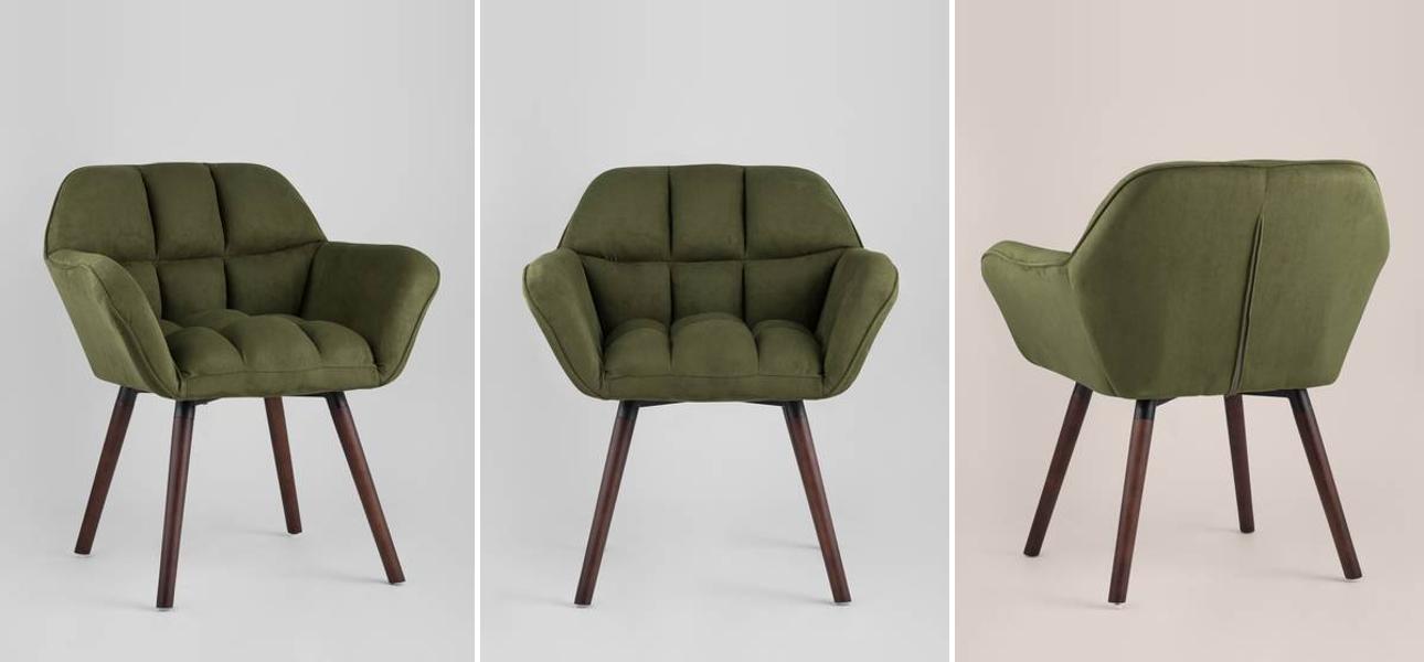 Кресло Ilaria цвет зеленый - фото