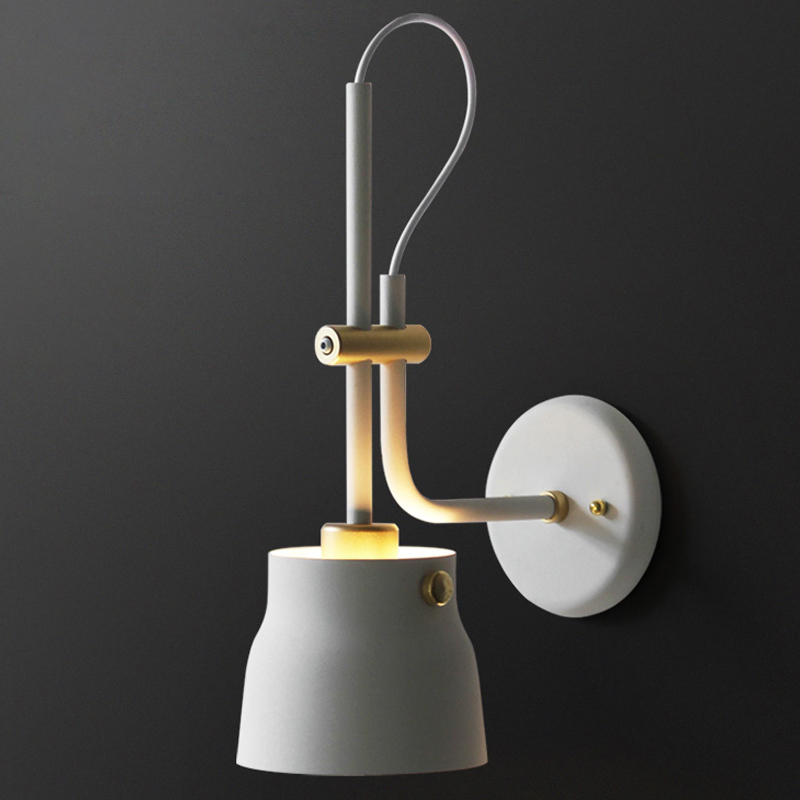 Бра RAM PLASENCIA Wall Lamp white Белый Латунь Бра RAM PLASENCIA Wall Lamp white Белый Латунь в Волгограде | Loft Concept