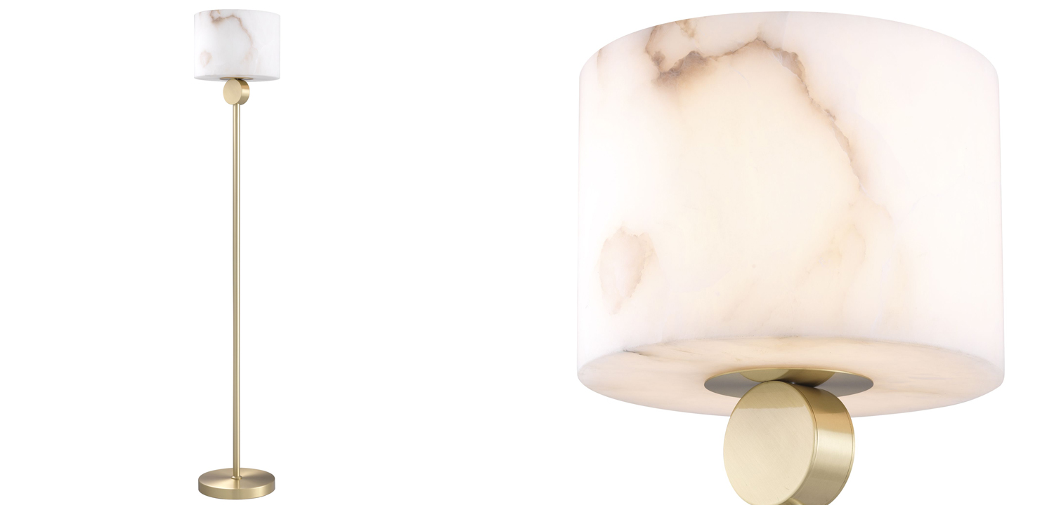 Торшер Eichholtz Floor Lamp Etruscan Brass - фото