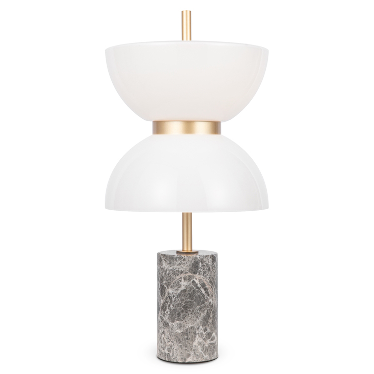 Настольный светильник Gray marble Золотой Серый Настольный светильник Gray marble Золотой Серый в Волгограде | Loft Concept