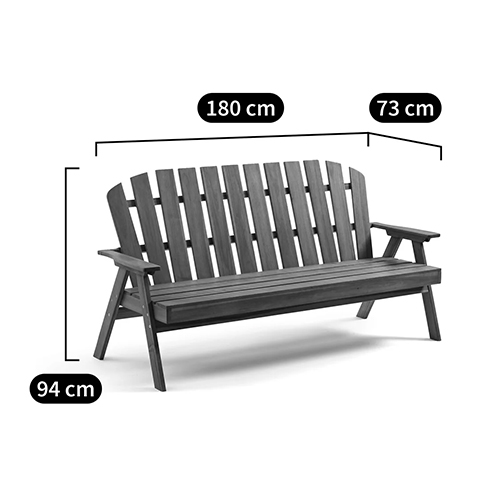 Садовая скамья из массива акации Ruth Wooden Bench в Волгограде