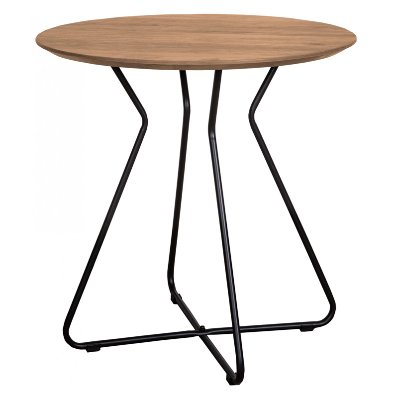 Приставной стол Matron Table round Черный Орех Приставной стол Matron Table round Черный Орех в Волгограде | Loft Concept