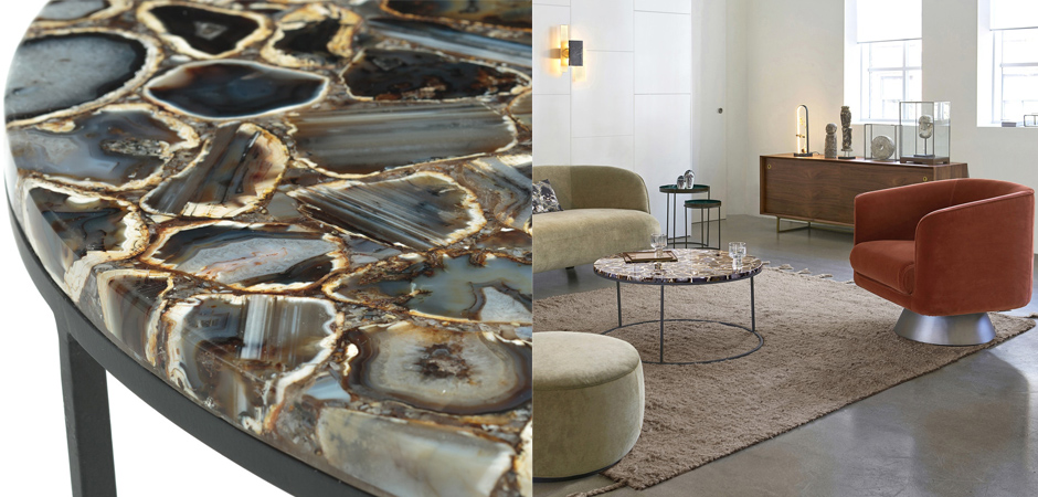Стол кофейный Natural Agate Стол кофейный Natural Agate - Loft-Concept в Волгограде