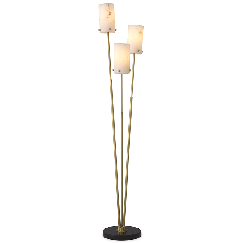 Торшер Eichholtz Floor Lamp Rodolpho Латунь Бежевый Черный Мрамор Nero Торшер Eichholtz Floor Lamp Rodolpho Латунь Бежевый Черный Мрамор Nero в Волгограде | Loft Concept