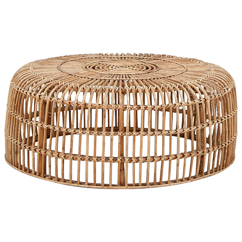 Плетеный кофейный стол Wicker Coffee Table Древесина Плетеный кофейный стол Wicker Coffee Table Древесина в Волгограде | Loft Concept