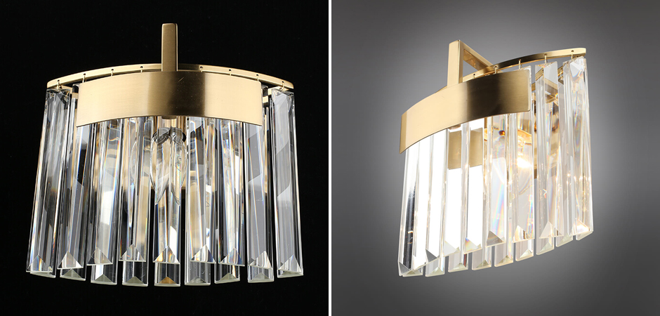 Хрустальное бра Harmonica Латунь - Loft-Concept в Волгограде