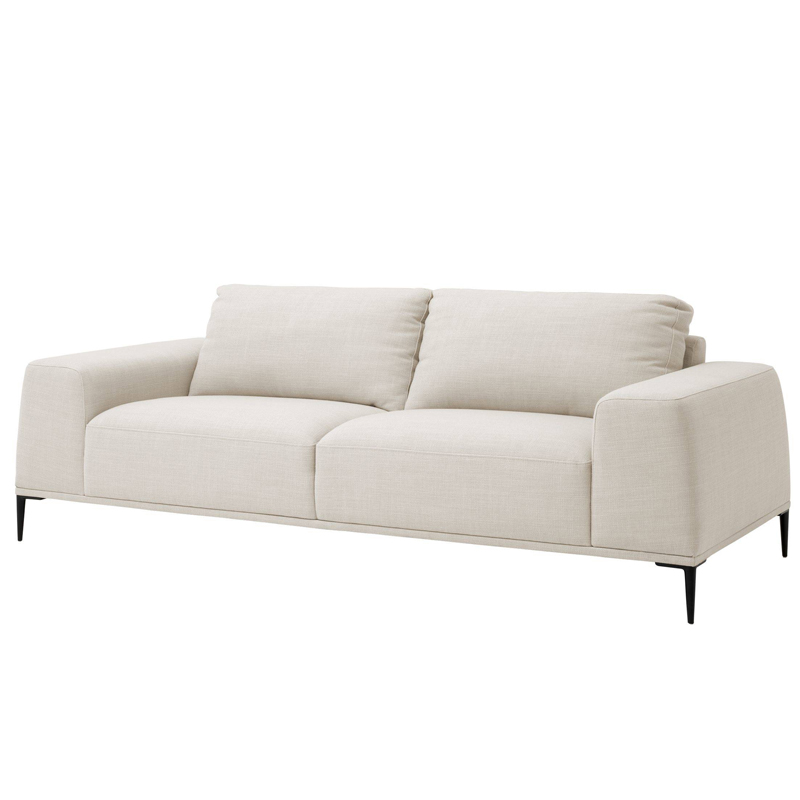 Диван Eichholtz Sofa Montado natural Молочный Черный Диван Eichholtz Sofa Montado natural Молочный Черный в Волгограде | Loft Concept