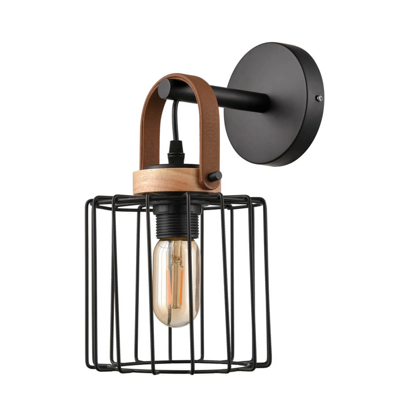 Бра Cage Wire Color Черный Бра Cage Wire Color Черный в Волгограде | Loft Concept