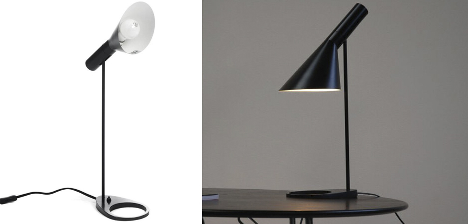 Настольная лампа AJ Table Black Настольная лампа AJ Table Black - Loft-Concept в Волгограде