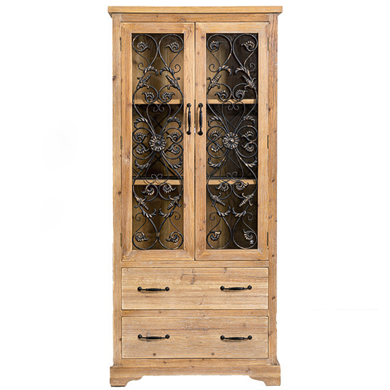 Шкаф Filibert Provence Wood Cabinet Коричневый Черный Прозрачное Стекло Древесина Шкаф Filibert Provence Wood Cabinet Коричневый Черный Прозрачное Стекло Древесина в Волгограде | Loft Concept