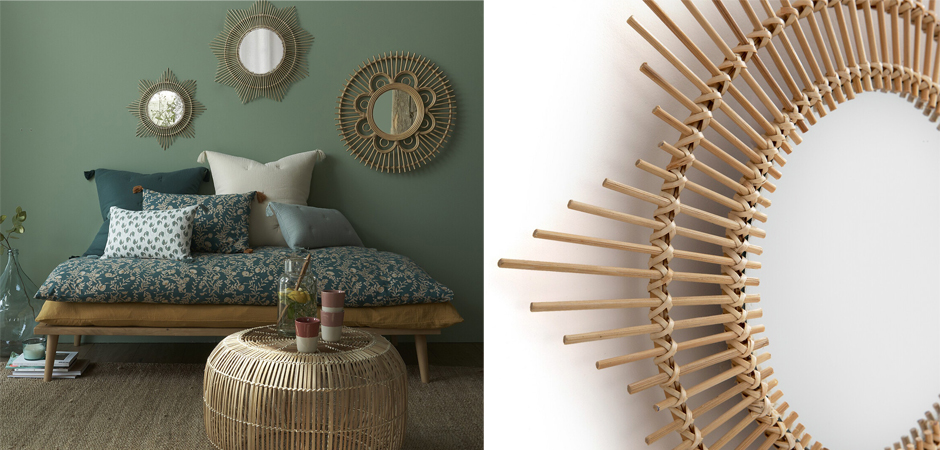 Зеркало Mirror Bamboo D45 Зеркало Mirror Bamboo D45 - Loft-Concept в Волгограде