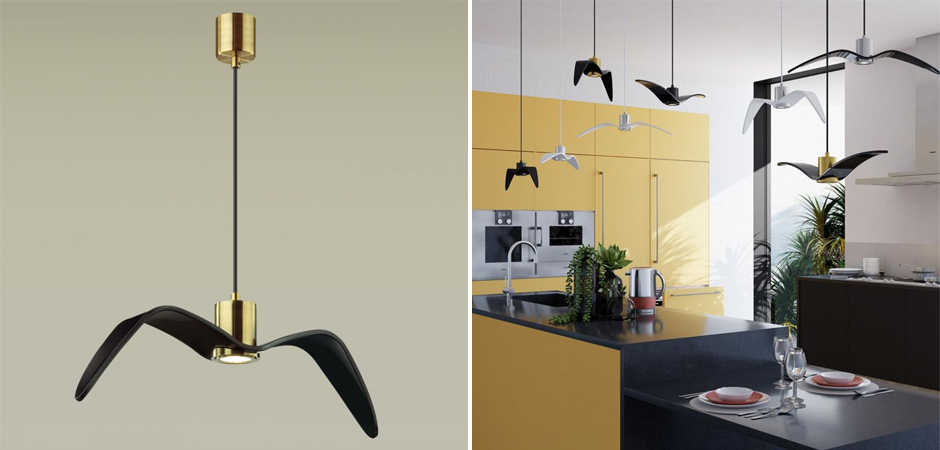 Подвесной светильник Seagull Gold черный Подвесной светильник Seagull Gold черный - Loft-Concept в Волгограде