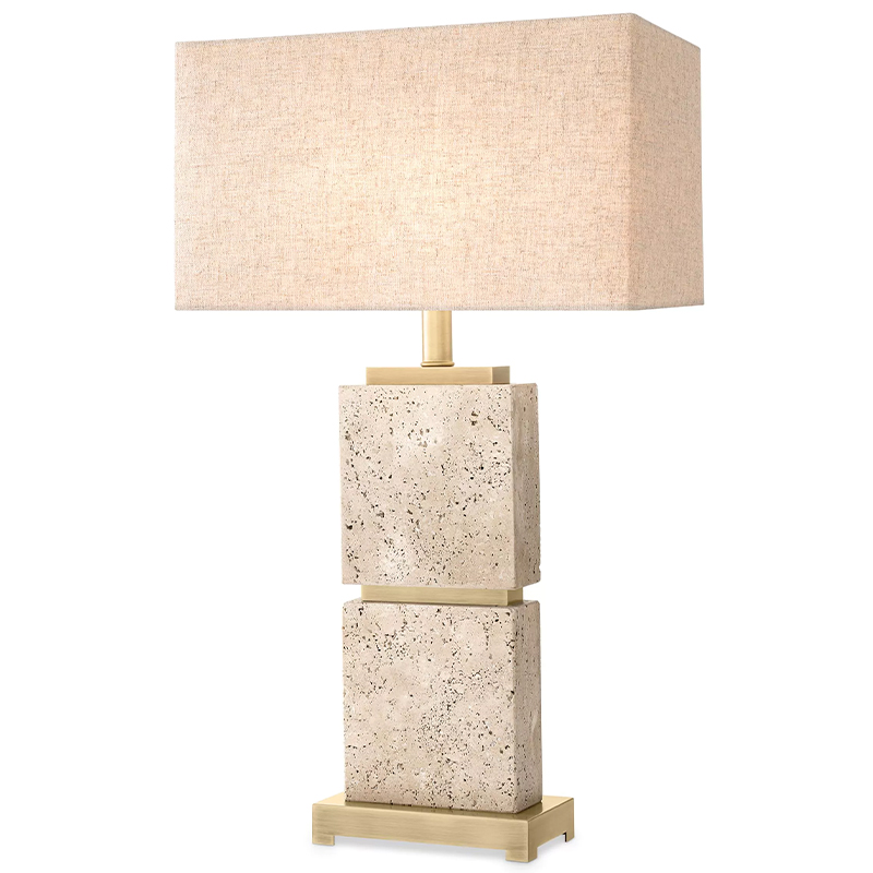 Настольная лампа Eichholtz Table Lamp Newton L Бежево-серый Латунь Настольная лампа Eichholtz Table Lamp Newton L Бежево-серый Латунь в Волгограде | Loft Concept