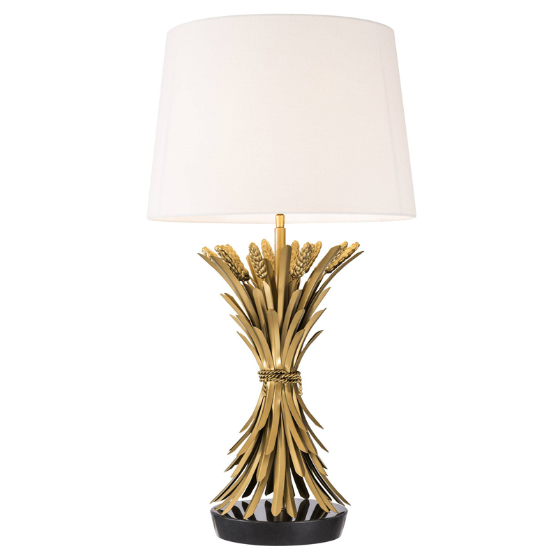 Настольная лампа Eichholtz Table Lamp Bonheur Золотой Белый Черный Настольная лампа Eichholtz Table Lamp Bonheur Золотой Белый Черный в Волгограде | Loft Concept