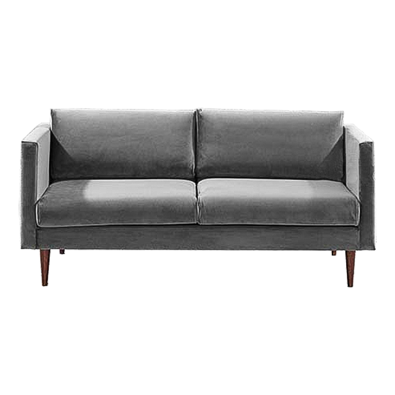 Диван Simple Forms Sofa Gray Серый Коричневый в Волгограде | Loft Concept 