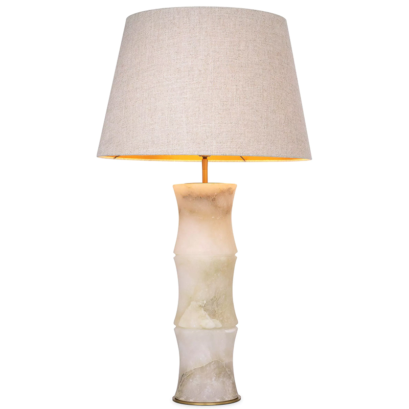 Настольная лампа Eichholtz Table Lamp Bonny Alabaster Латунь Бежевый Бежево-серый Настольная лампа Eichholtz Table Lamp Bonny Alabaster Латунь Бежевый Бежево-серый в Волгограде | Loft Concept