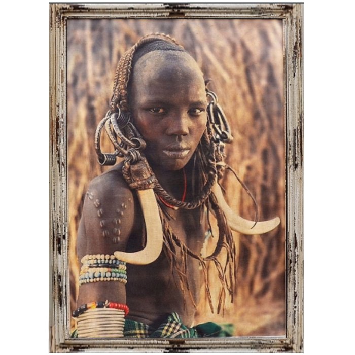 Постер Jovem Mursi Omo Valley Ethiopia Постер Jovem Mursi Omo Valley Ethiopia в Волгограде | Loft Concept