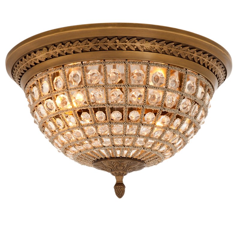 Потолочный светильник Ceiling Lamp Kasbah Antique Brass Латунь Античная полированная Прозрачное Стекло Потолочный светильник Ceiling Lamp Kasbah Antique Brass Латунь Античная полированная Прозрачное Стекло в Волгограде | Loft Concept