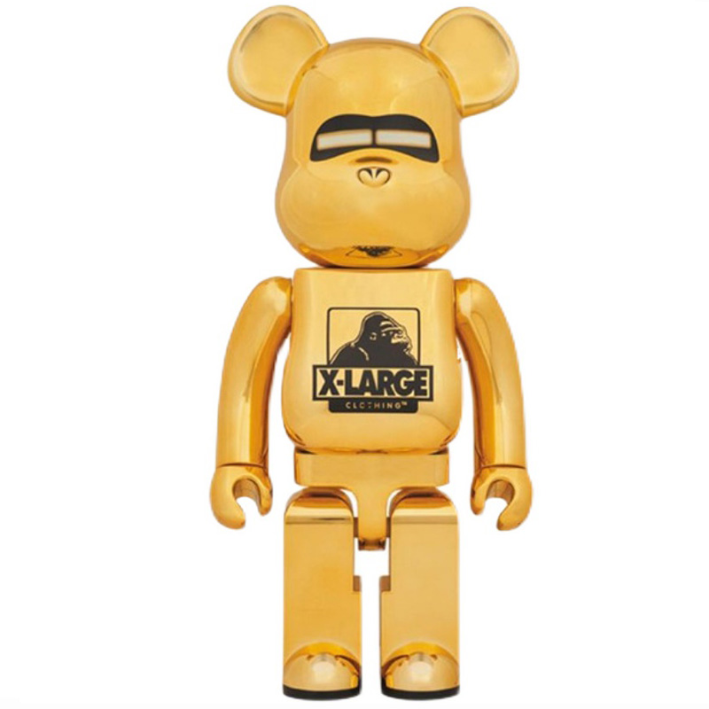 Статуэтка Bearbrick Gold X-Large Золотой Черный Статуэтка Bearbrick Gold X-Large Золотой Черный в Волгограде | Loft Concept