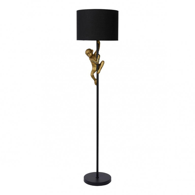 Торшер Climbing Monkey floor lamp Черный Золотой Торшер Climbing Monkey floor lamp Черный Золотой в Волгограде | Loft Concept