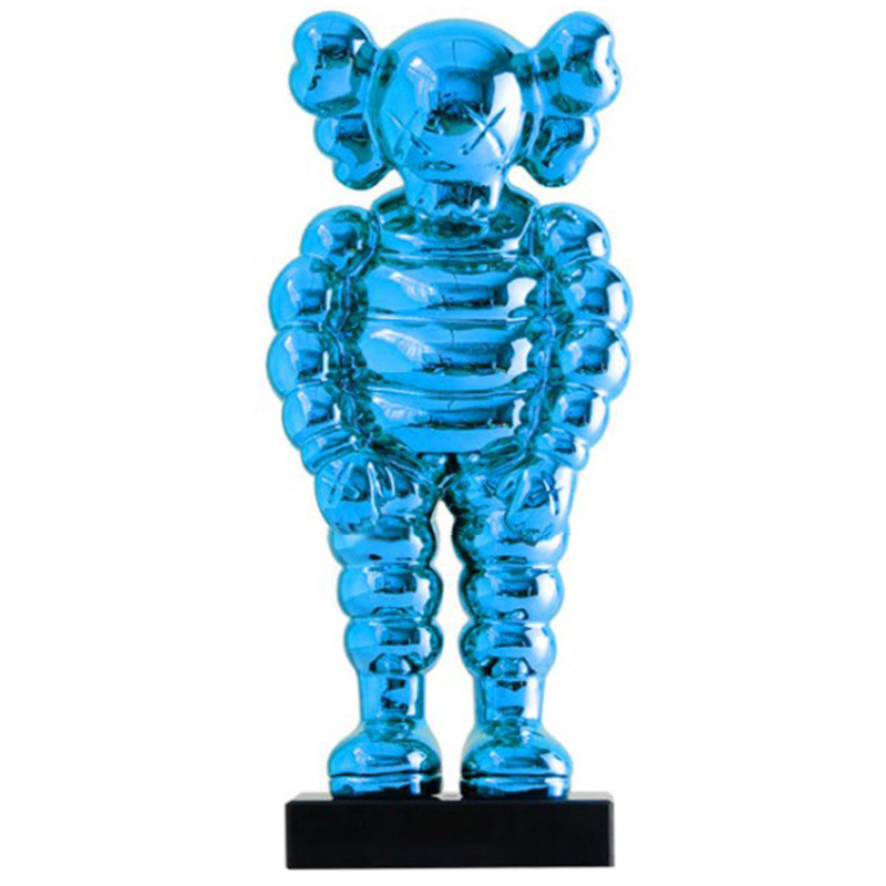 Статуэтка KAWS Bowed Down Blue on stand Синий Статуэтка KAWS Bowed Down Blue on stand Синий в Волгограде | Loft Concept