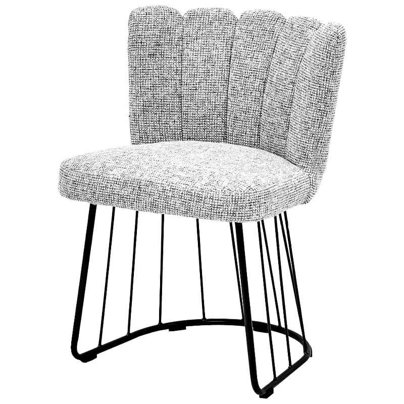 Стул Noah Chair Черный Светло-серый Стул Noah Chair Черный Светло-серый в Волгограде | Loft Concept