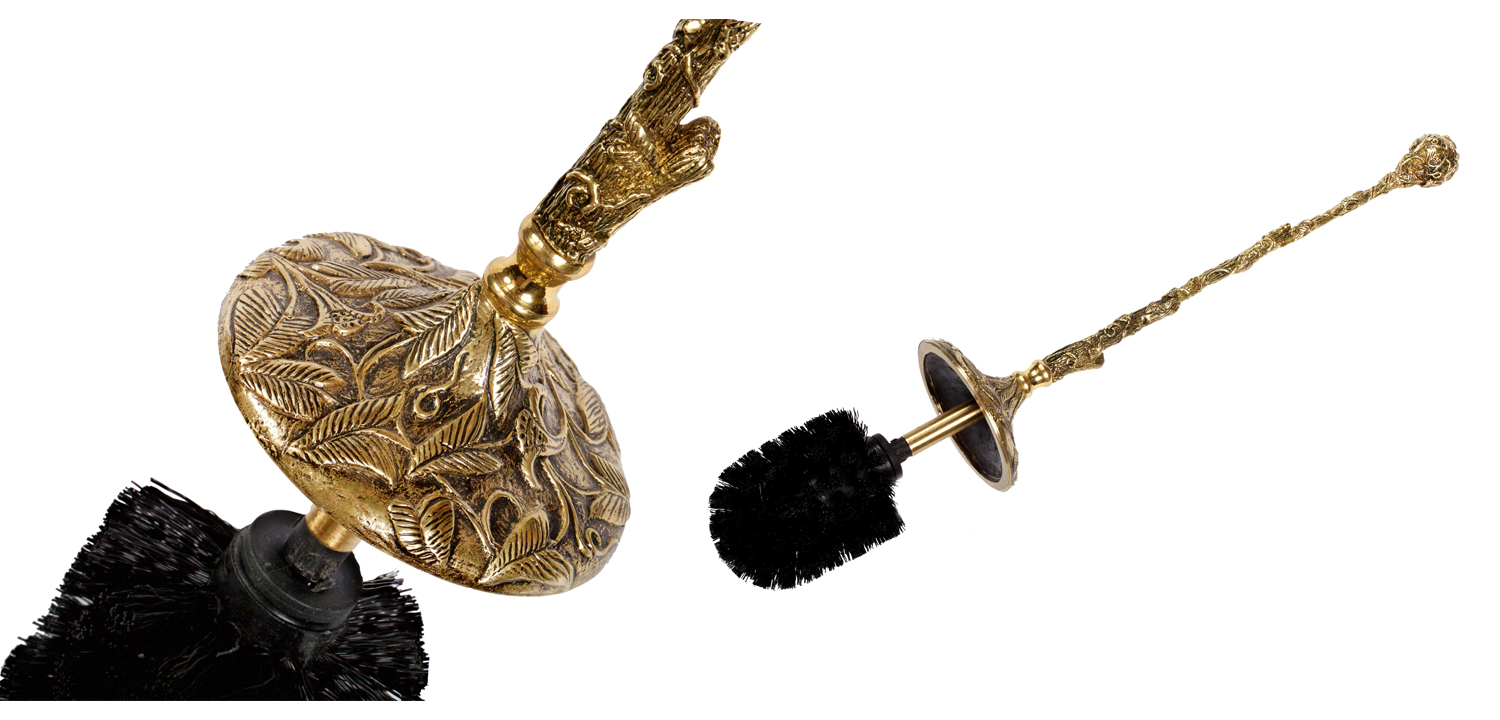 Ёрш для туалета Bronze Toilet Brush - фото №1