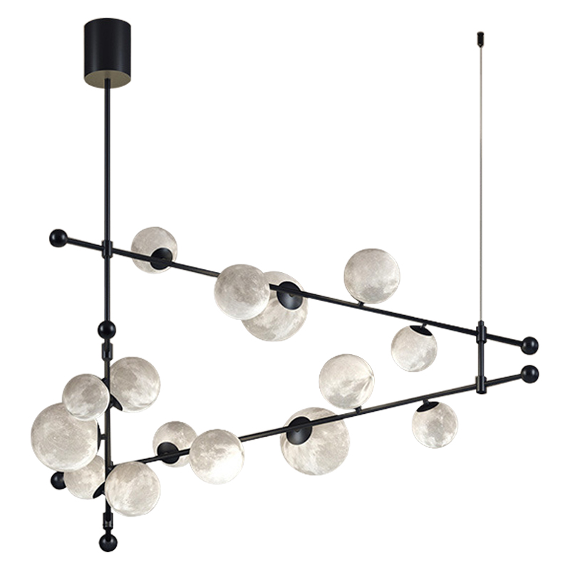 Светильник Tech Lighting Modern Rail Geometric Linear Suspension 15 Black Черный Белый Светильник Tech Lighting Modern Rail Geometric Linear Suspension 15 Black Черный Белый в Волгограде | Loft Concept