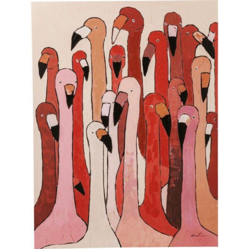 Постер A flock of Flamingos Розовый Постер A flock of Flamingos Розовый в Волгограде | Loft Concept
