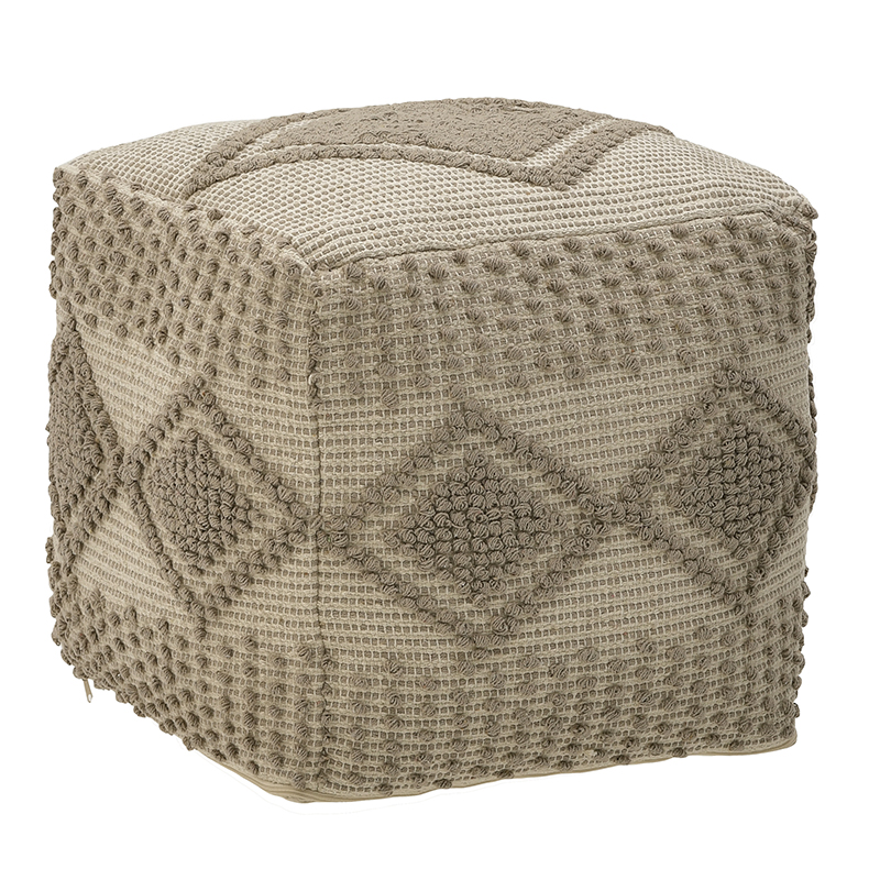 Пуф Kelim Pattern Beige Бежево-серый в Волгограде | Loft Concept 