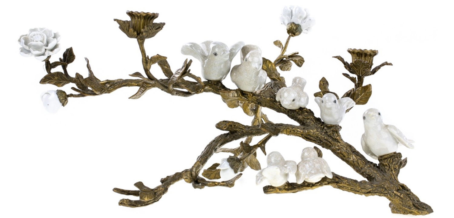 Подсвечник Bronze Branch Candlestick - фото