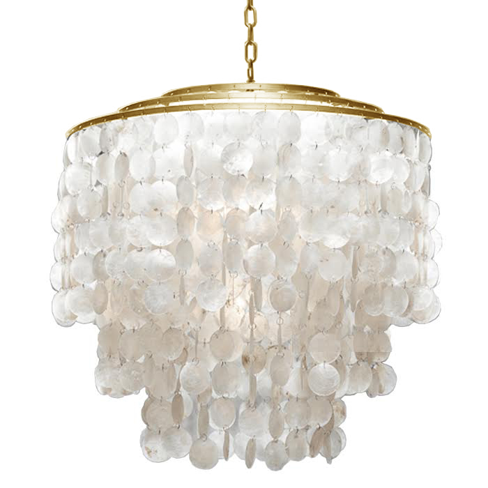 Люстра SHELL Chandelier 65 Золото Белый Золотой Люстра SHELL Chandelier 65 Золото Белый Золотой в Волгограде | Loft Concept